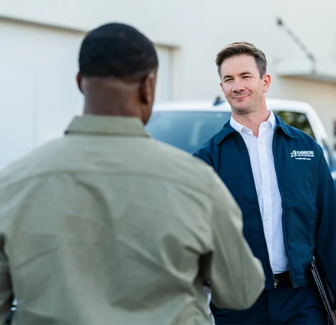 Rainbow Restoration of Dickinson’s emergency response property restoration services in La Marque, TX.