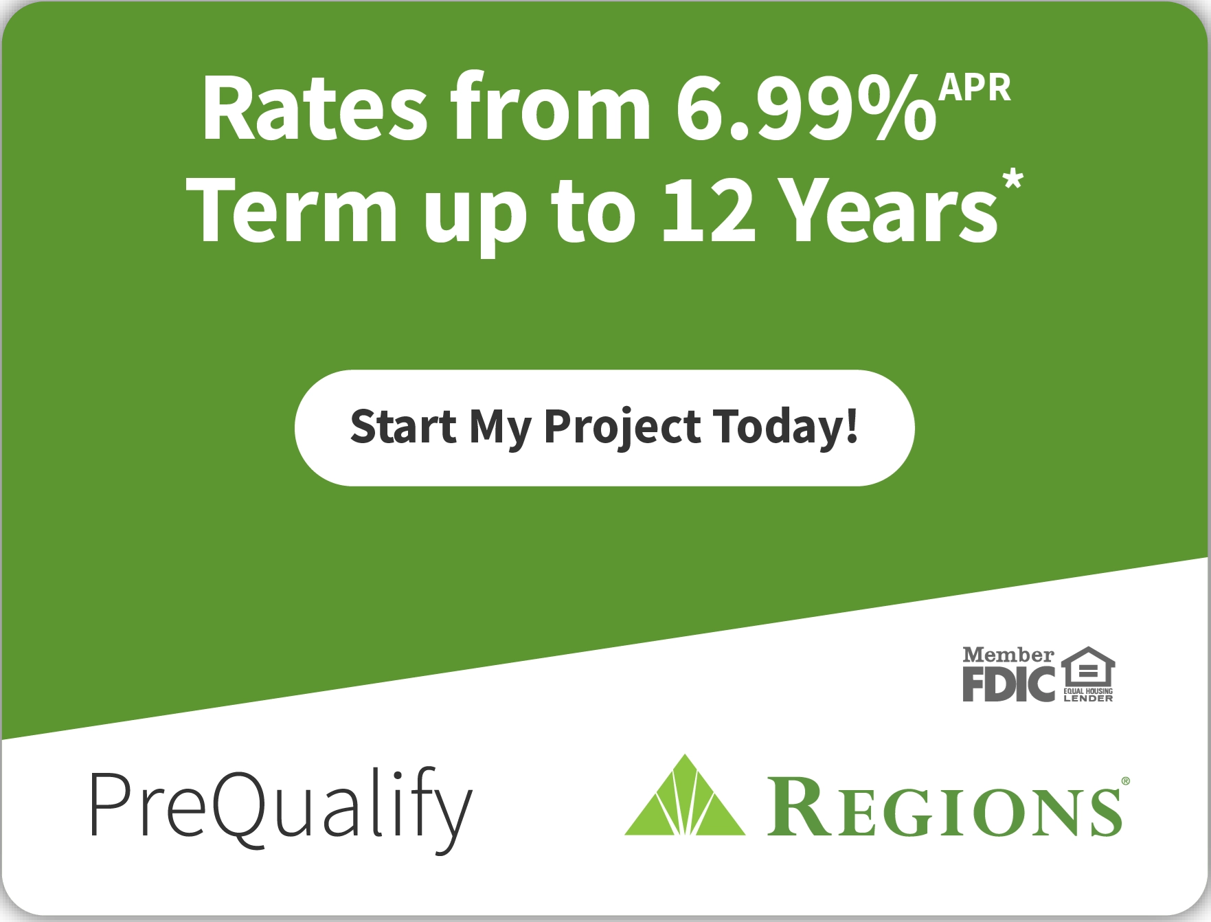 PreQualify Rates from 6.99 to 12 Years