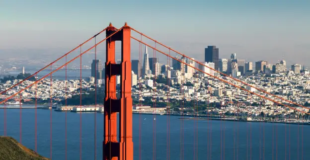 San Francisco skyline.
