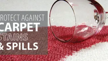 Carpet stains.